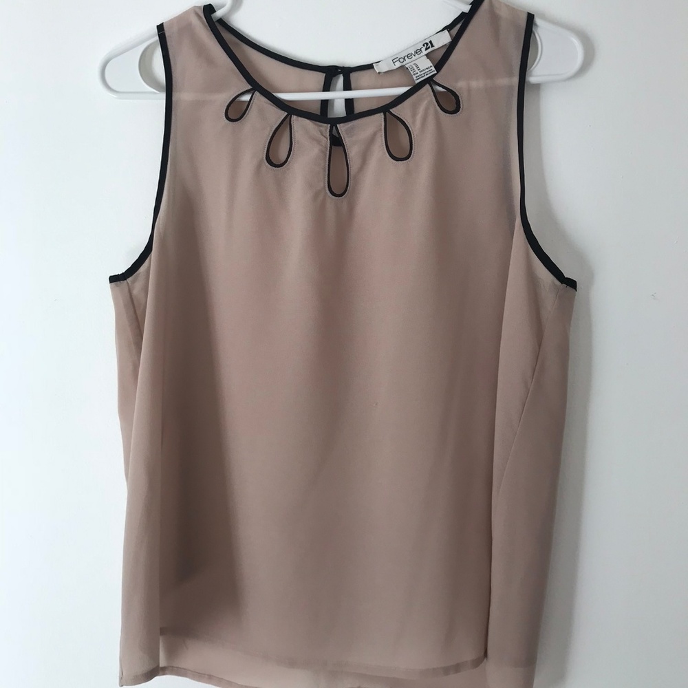 Forever 21 brown blouse
